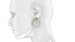 Jessica McKeon Custom design Rose gold and Diamond earrings