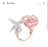 Jessica Mc Keon Custom jewelry set. Hummingbird ring and earrings Third and Final