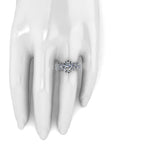 2.5 carat Oval Diamond with 5+ Carat Oval Eternity White Diamonds Platinum 950