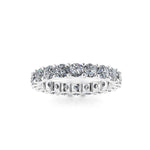 2.40 Carat White Diamond Eternity Band in Platinum 950 - FERRUCCI & CO. Jewelry
