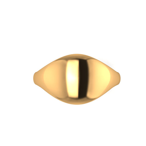 18 Karat Solid Yellow Gold Organic Ring - FERRUCCI & CO. Jewelry
