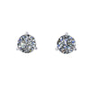 GIA Certified 2.00 Carat H Color VS2 Clarity Platinum Martini Studs