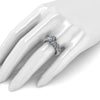 2.5 carat Oval Diamond with 5+ Carat Oval Eternity White Diamonds Platinum 950