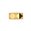 18 Karat Yellow Gold Solitaire Pyramid Ring Ferrucci - FERRUCCI & CO. Jewelry