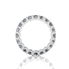 2.40 Carat White Diamond Eternity Band in Platinum 950 - FERRUCCI & CO. Jewelry