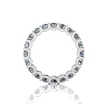 2.40 Carat White Diamond Eternity Band in Platinum 950 - FERRUCCI & CO. Jewelry