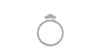 3.49 Ct GIA Certified Round Diamond Round Halo Triple Pave Shank Platinum Ring