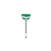 GIA Certified 4.14 Carat Emerald Cut Colombian Emerald Diamond Platinum Ring - FERRUCCI & CO. Jewelry
