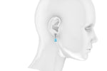 5 carat Custom Aquamarine matching earrings design