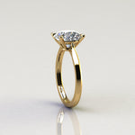 GIA Certified 2.00 Carat Round diamond in 18k yellow gold solitaire - FERRUCCI & CO. Jewelry