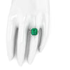 GIA Certified 4.53 Carat Emerald Cut Emerald Diamond Platinum Ring - FERRUCCI & CO. Jewelry