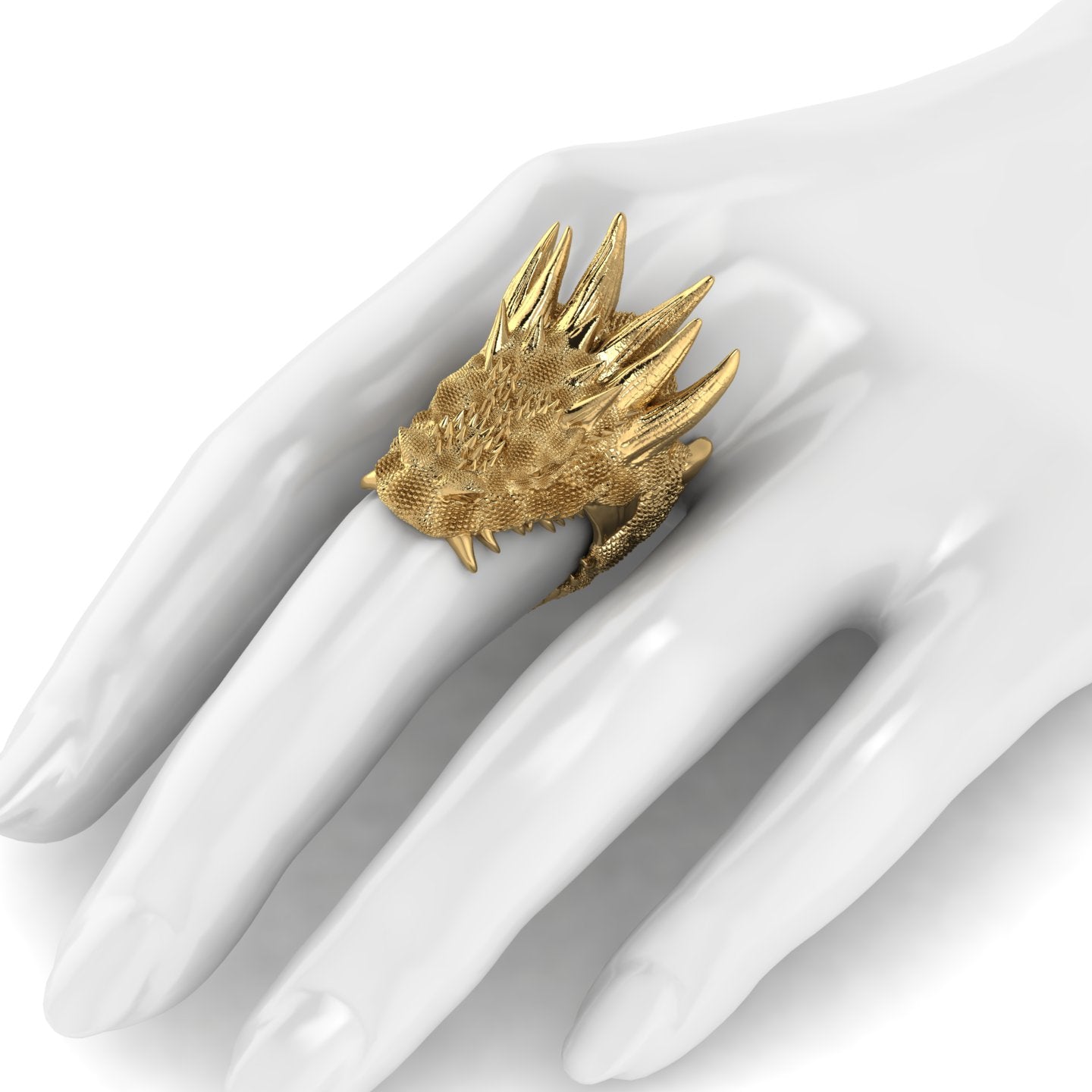 18k gold on sale dragon ring