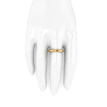 18 Karat Solid Yellow Gold Rounded Band - FERRUCCI & CO. Jewelry