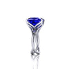 GIA Certified 9.61 carat Tanzanite Cushion Cut in 18 Karat gold cocktail ring - FERRUCCI & CO. Jewelry