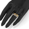 2.30 Carat White Diamond Melting Away Pave Ring in 18 Karat Yellow Gold