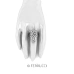 Sterling Silver Rhinoceros Ring