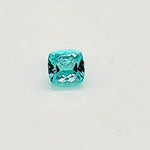 3.78ct Paraiba Tourmaline Neon Color Cushion Cut