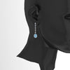4.60 Carat Oval Aquamarine 1.10 Carat Oval Diamond Dangling Earrings in 18K Gold - FERRUCCI & CO. Jewelry