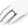 1.00 Carat Black Diamonds Stackable Eternity Band 18 Karat Yellow Gold - FERRUCCI & CO. Jewelry