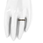 1.00 Carat Black Diamonds Stackable Eternity Band 18 Karat Yellow Gold - FERRUCCI & CO. Jewelry