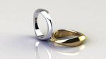 Eternity Love Waves 18k gold Band