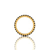 1.00 Carat Black Diamonds Stackable Eternity Band 18 Karat Yellow Gold - FERRUCCI & CO. Jewelry