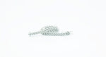 2.06 carat Triple Diamond's row 18k white gold tennis bracelet - FERRUCCI & CO. Jewelry