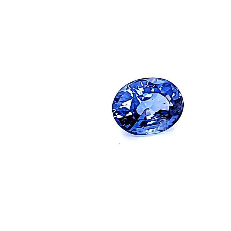 GIA Certified 7.96 Carats Medium Blue Natural Sapphire Oval Cut UnHeated