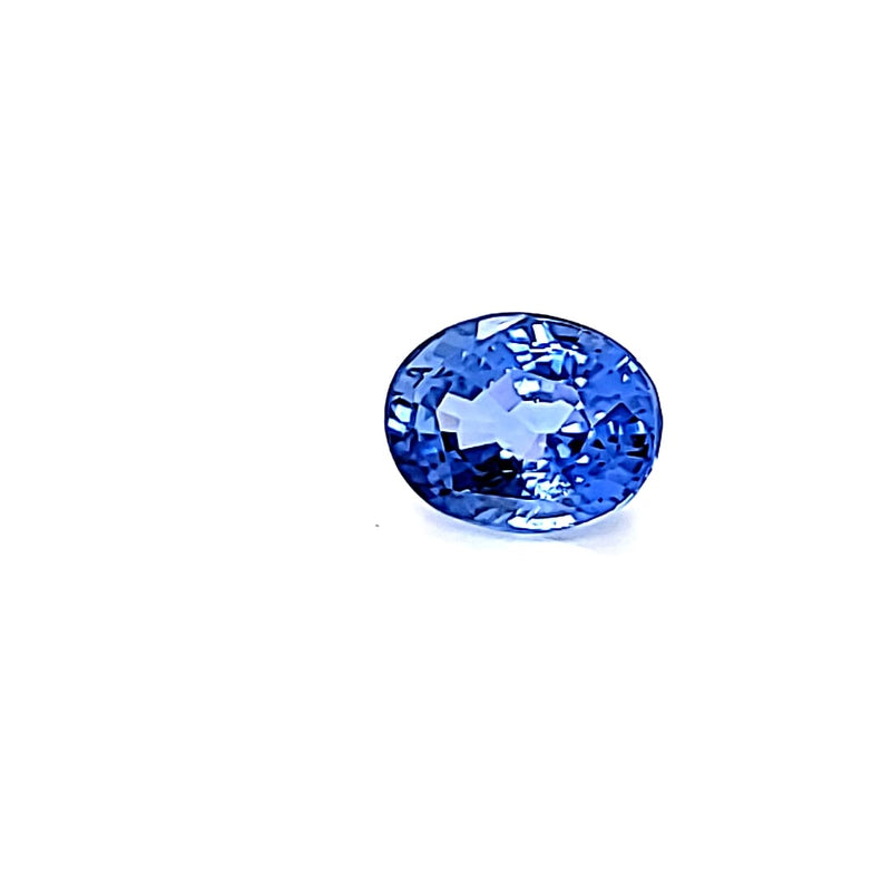 GIA Certified 7.96 Carats Medium Blue Natural Sapphire Oval Cut UnHeated