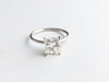 GIA Certified 2.01 Carat Cushion Diamond H color Platinum Solitaire - FERRUCCI & CO. Jewelry
