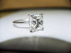 GIA Certified 2.01 Carat Cushion Diamond H color Platinum Solitaire - FERRUCCI & CO. Jewelry