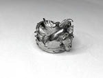 Horse wind mane ring Sterling Silver