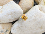 4.5 Carat Emerald Cut Yellow Sapph Diamond Pave' Platinum Ring