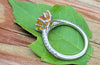 4.5 Carat Emerald Cut Yellow Sapph Diamond Pave' Platinum Ring