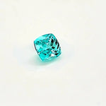 3.78ct Paraiba Tourmaline Neon Color Cushion Cut