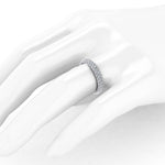 2.00 Carat White Diamond Pave Ring in Platinum 950
