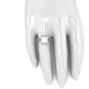 White Agate Pyramid white Diamonds 18 Karat Yellow Gold Ring - FERRUCCI & CO. Jewelry