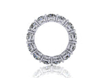 6.10 Carat Diamond Eternity ring, color H, clarity SI1 Eternity Band in Platinum 950 - FERRUCCI & CO. Jewelry